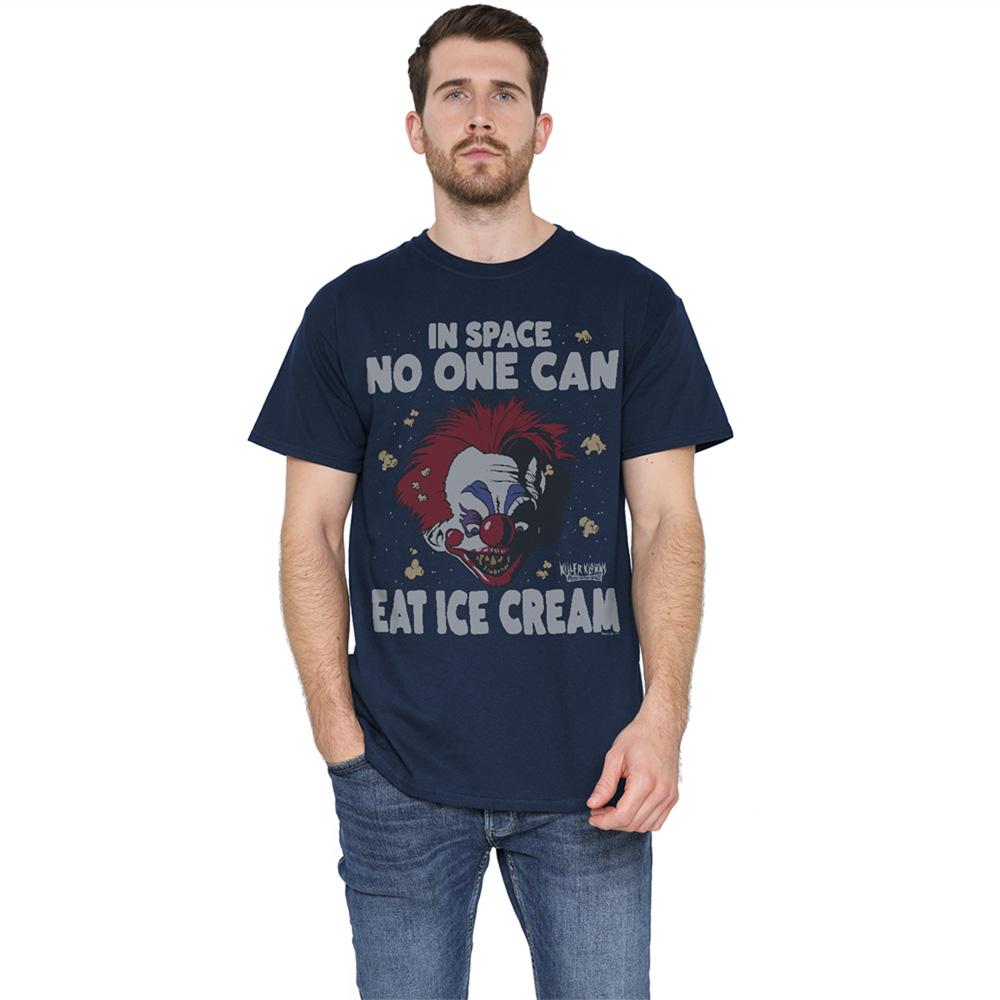 Navy - Lifestyle - Killer Klowns From Outer Space Unisex Adult No One Can Eat Ice Cream Clown T-Shirt