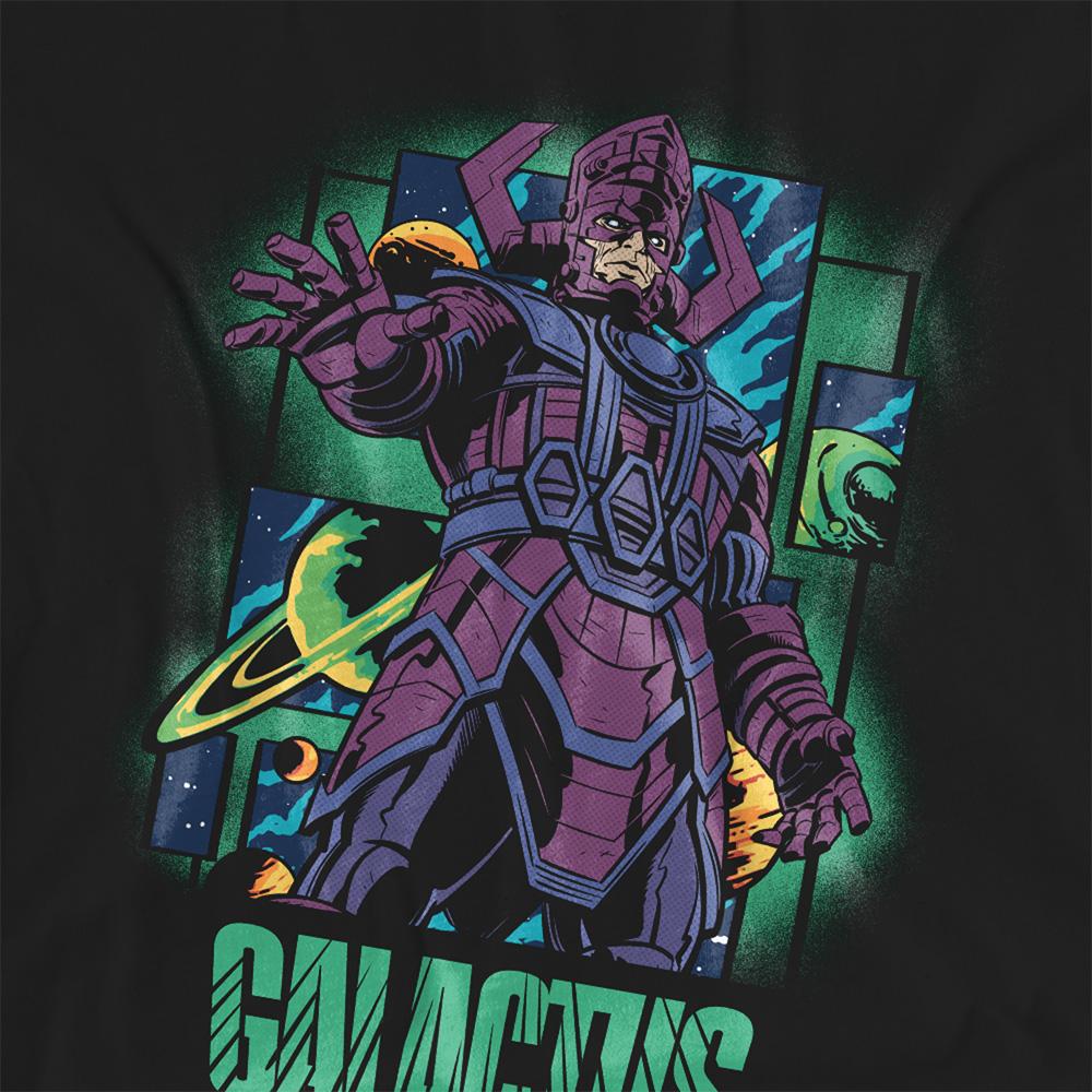 Black - Side - Fantastic Four Womens-Ladies Devourer Of Worlds Galactus T-Shirt