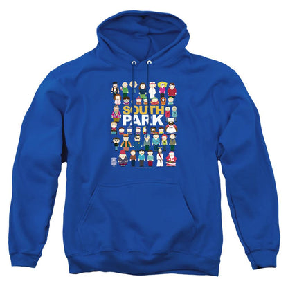 Royal Blue - Front - South Park Unisex Adult Full Cast Hoodie