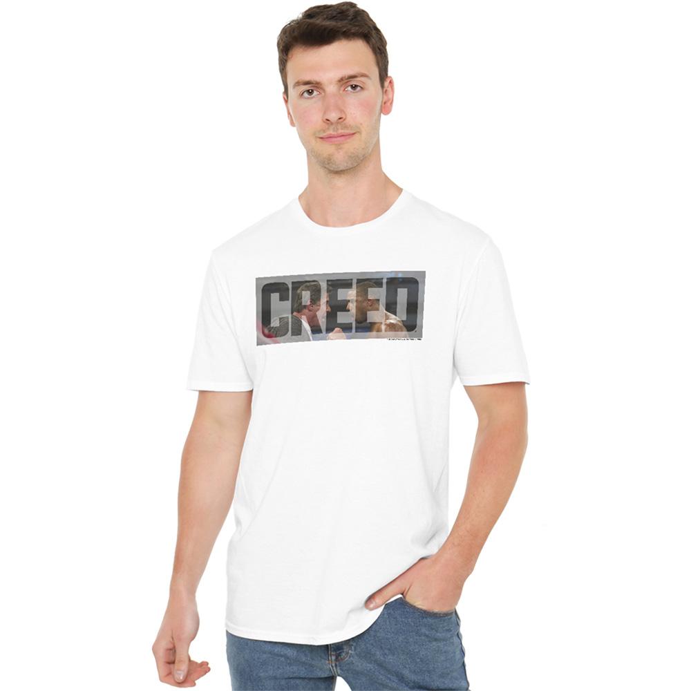 White - Back - Creed Unisex Adult Pep Talk T-Shirt