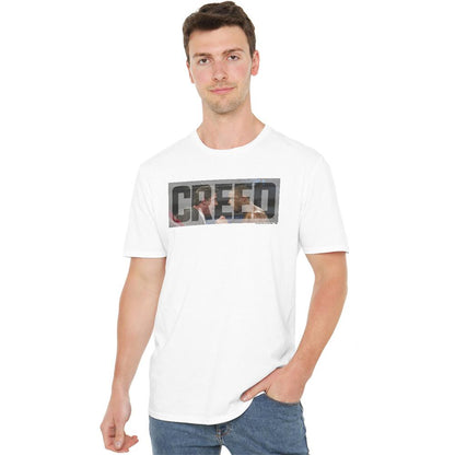 White - Back - Creed Unisex Adult Pep Talk T-Shirt