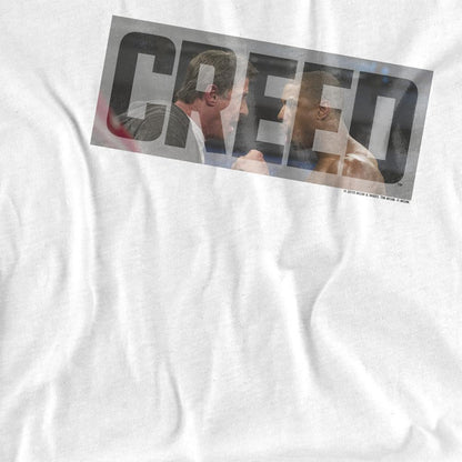 White - Side - Creed Unisex Adult Pep Talk T-Shirt