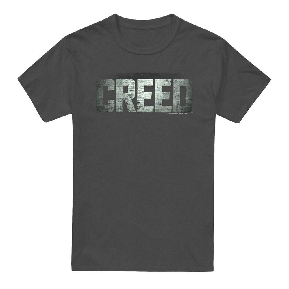 Charcoal - Front - Creed Unisex Adult Logo T-Shirt