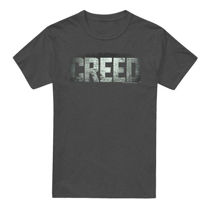 Charcoal - Front - Creed Unisex Adult Logo T-Shirt