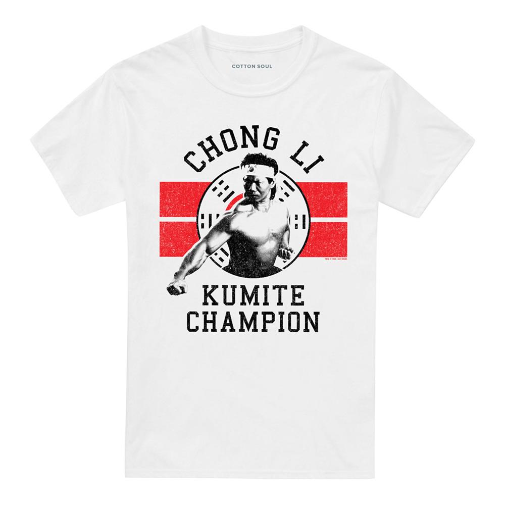 White - Front - Bloodsport Unisex Adult Chong Li T-Shirt
