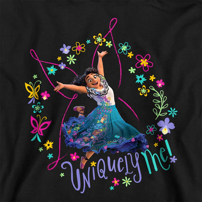 Black - Back - Encanto Childrens-Kids Uniquely Me Mirabel Hoodie