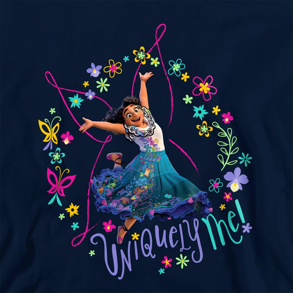 Navy - Back - Encanto Childrens-Kids Uniquely Me Mirabel Hoodie