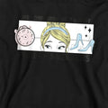Athletic Heather - Back - Cinderella Childrens-Kids Dreaming Of Comfy Sneakers Heather Hoodie