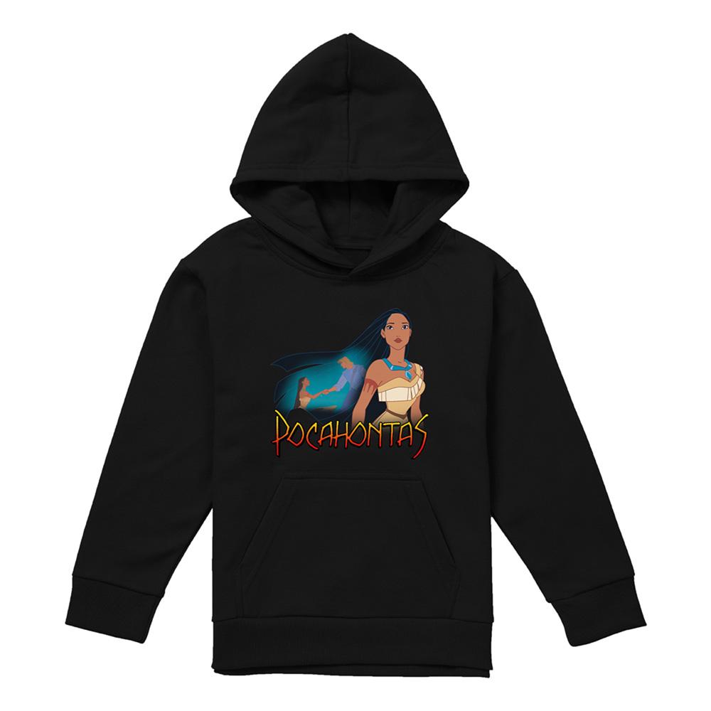 Athletic Heather - Front - Pocahontas Childrens-Kids John Smith Canoe Heather Hoodie