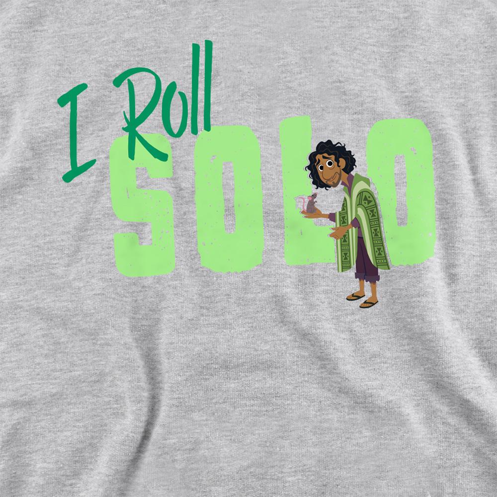 Athletic Heather - Back - Encanto Childrens-Kids I Roll Solo Bruno Hoodie