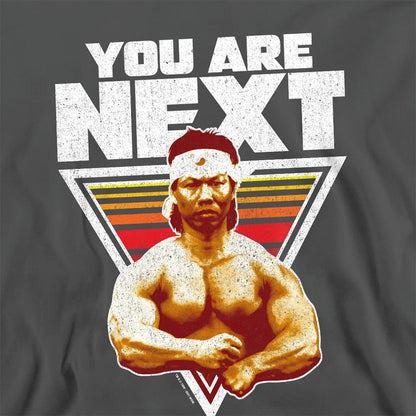 Charcoal - Side - Bloodsport Unisex Adult You Are Next Sweatshirt