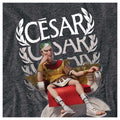 Dark Heather - Side - Asterix Unisex Adult Csar Of Rome Heather T-Shirt