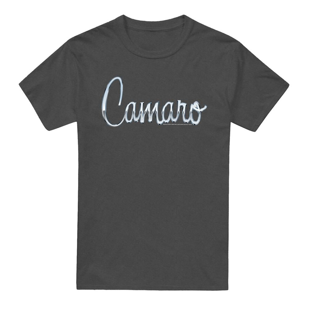Charcoal Heather - Front - Chevrolet Unisex Adult Classic Camaro Metal Heather T-Shirt