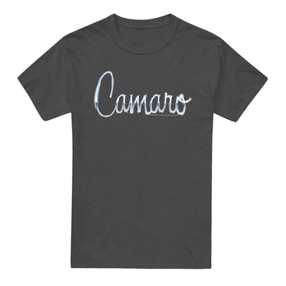 Charcoal Heather - Front - Chevrolet Unisex Adult Classic Camaro Metal Heather T-Shirt