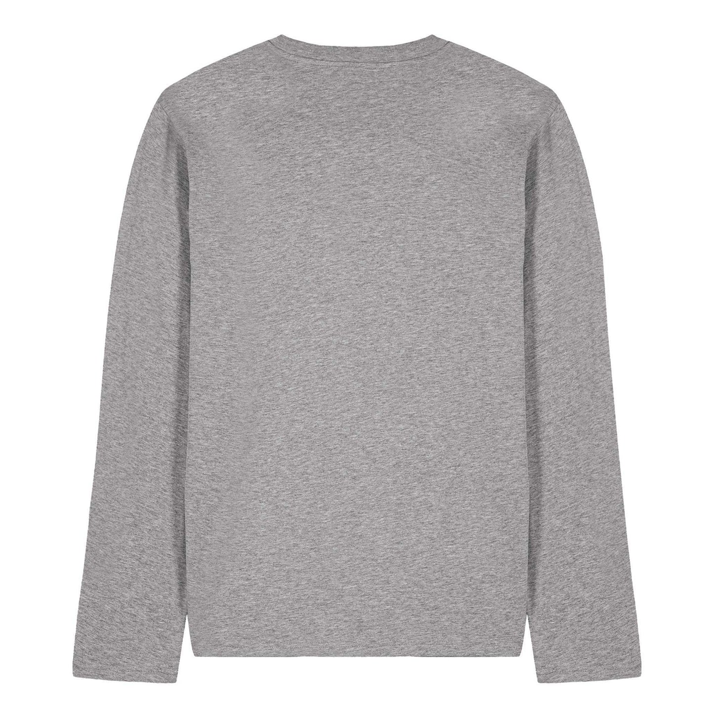 Athletic Heather - Back - Chevrolet Unisex Adult Simple Vintage Bowtie Heather Long-Sleeved T-Shirt