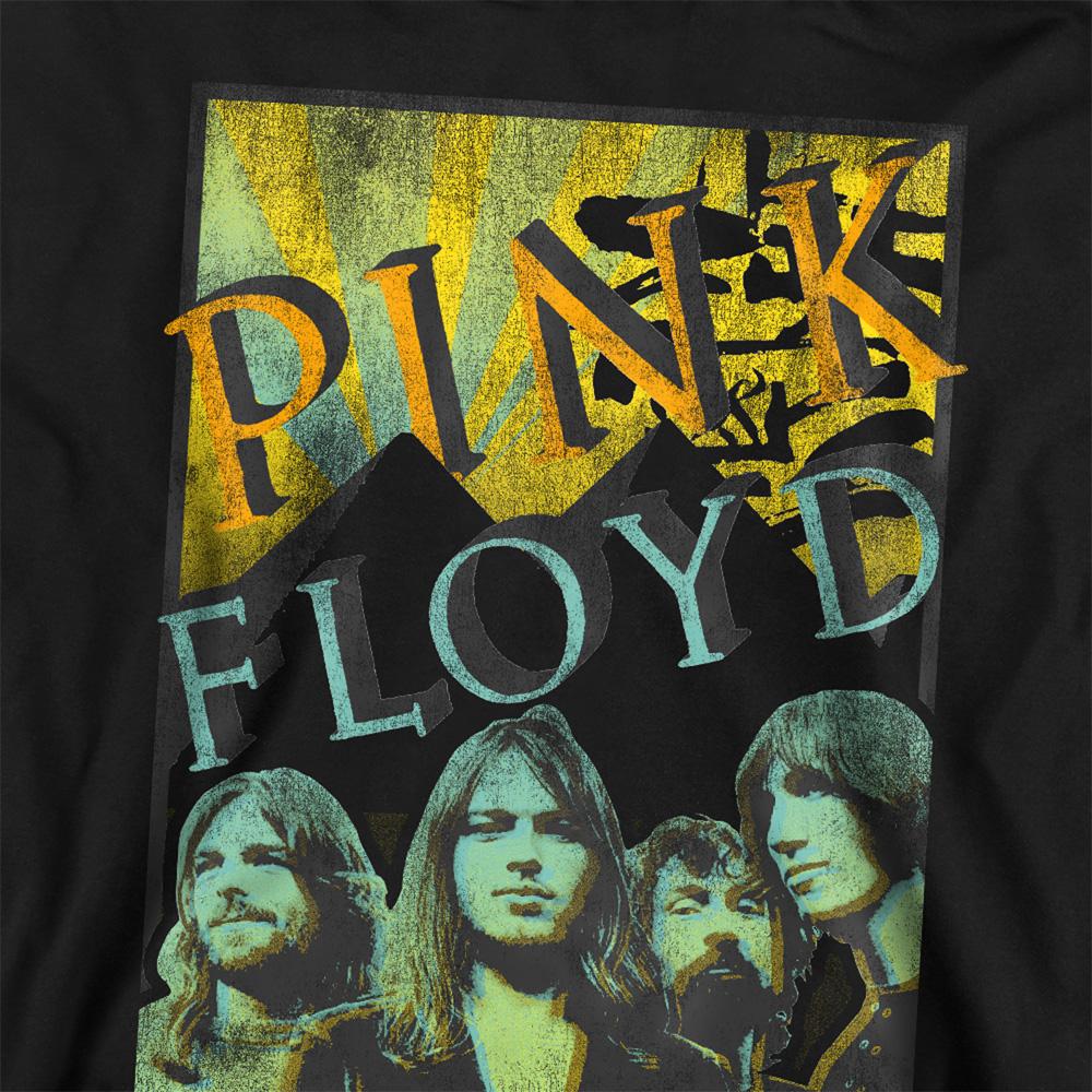 Athletic Heather - Back - Pink Floyd Childrens-Kids World Tour 1970 Pull Over Hoodie