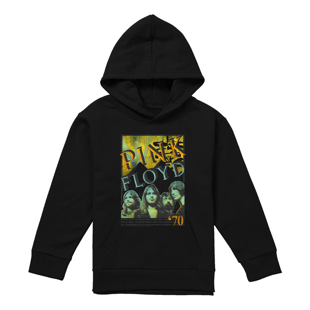 Athletic Heather - Lifestyle - Pink Floyd Childrens-Kids World Tour 1970 Pull Over Hoodie