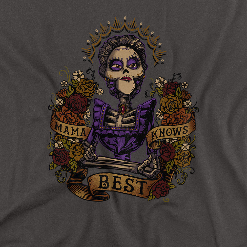 Charcoal - Back - Coco Womens-Ladies Mama Imelda Rivera Heather T-Shirt
