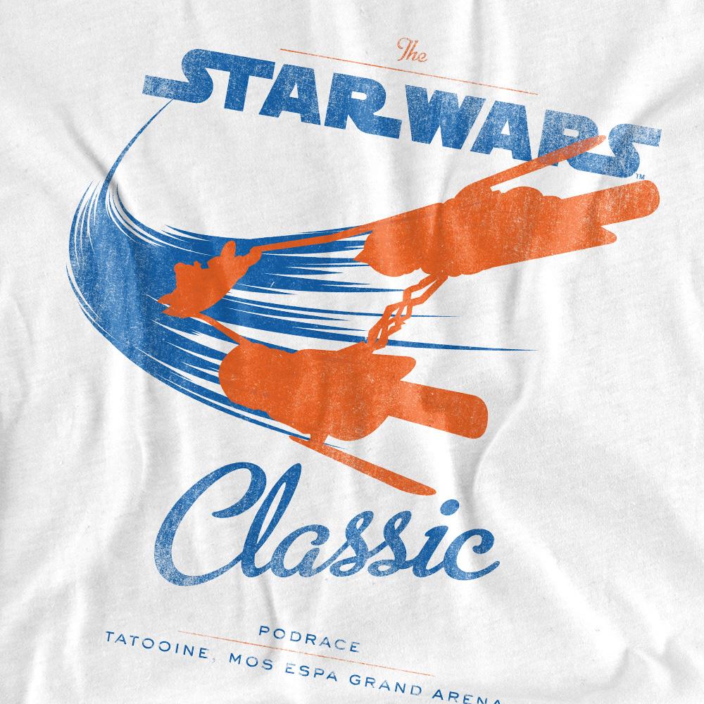 White - Pack Shot - Star Wars Womens-Ladies Classic T-Shirt