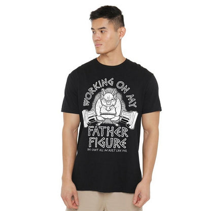 Black - Lifestyle - Disney Unisex Adult Hercules Phil Working On My Father T-Shirt