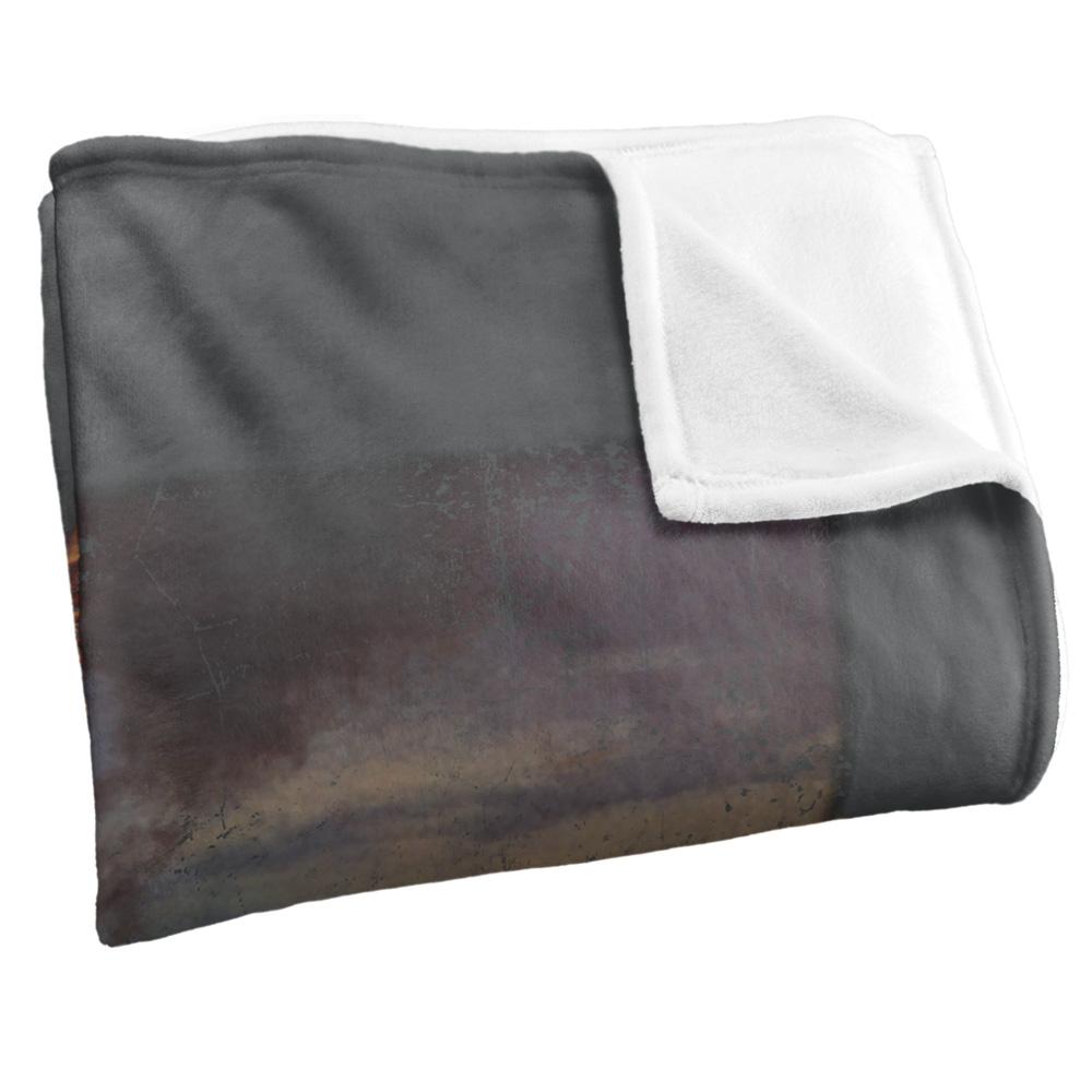 Grey-Multicoloured - Side - Pink Floyd Animals Silky Faded Supersoft Blanket