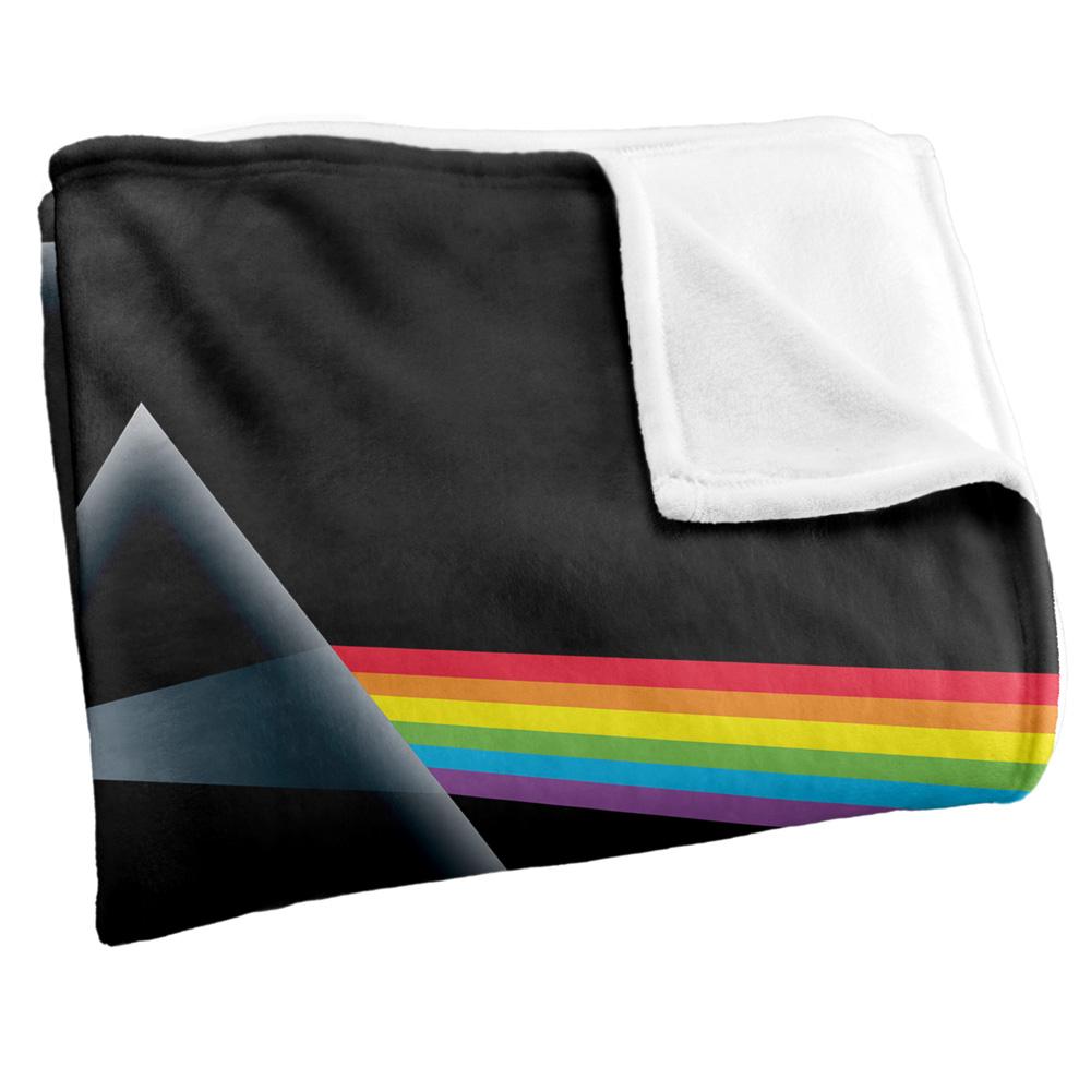 Black-Multicoloured - Side - Pink Floyd Dark Side Of The Moon Silky Supersoft Blanket