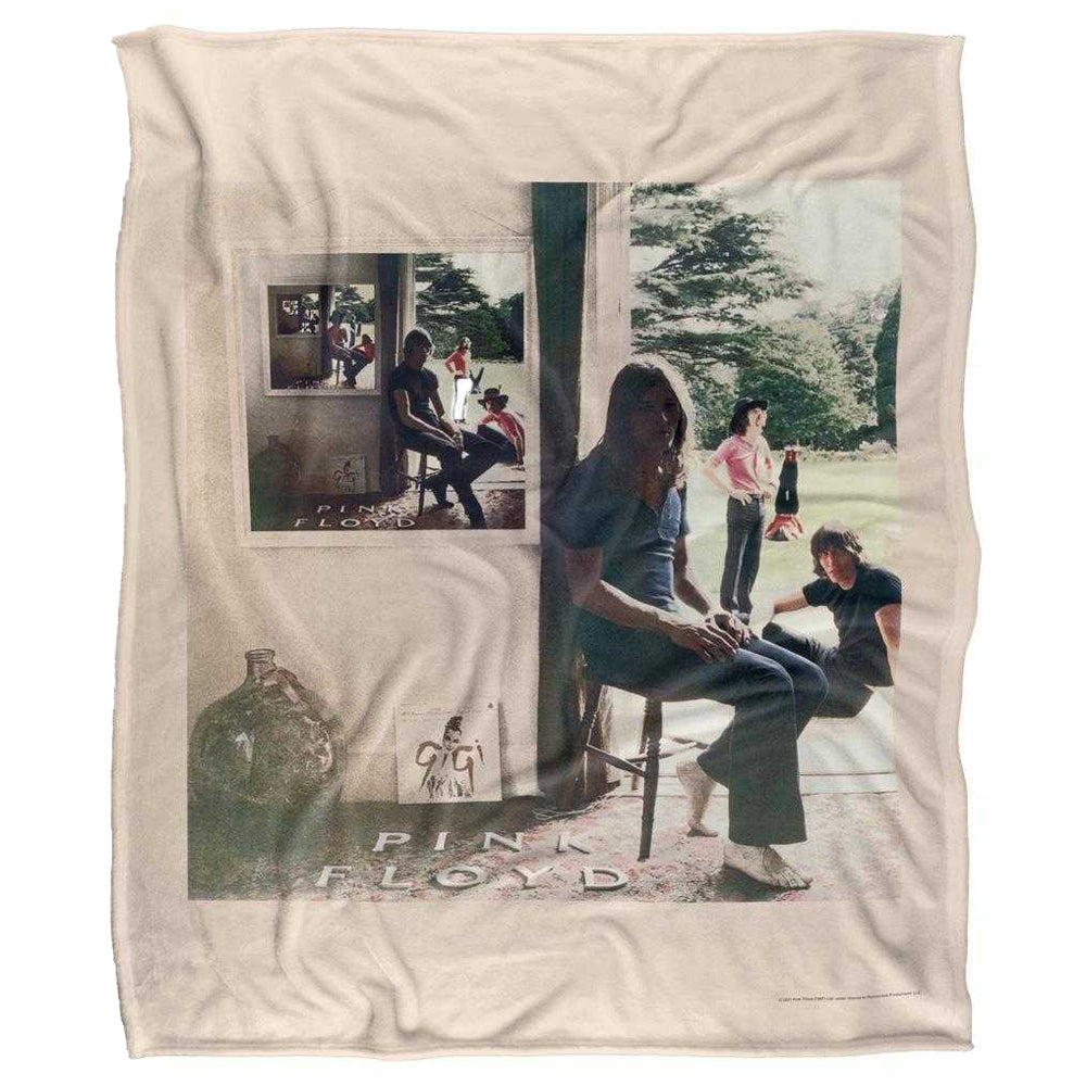 Beige-Multicoloured - Front - Pink Floyd Ummagumma Silky Supersoft Blanket