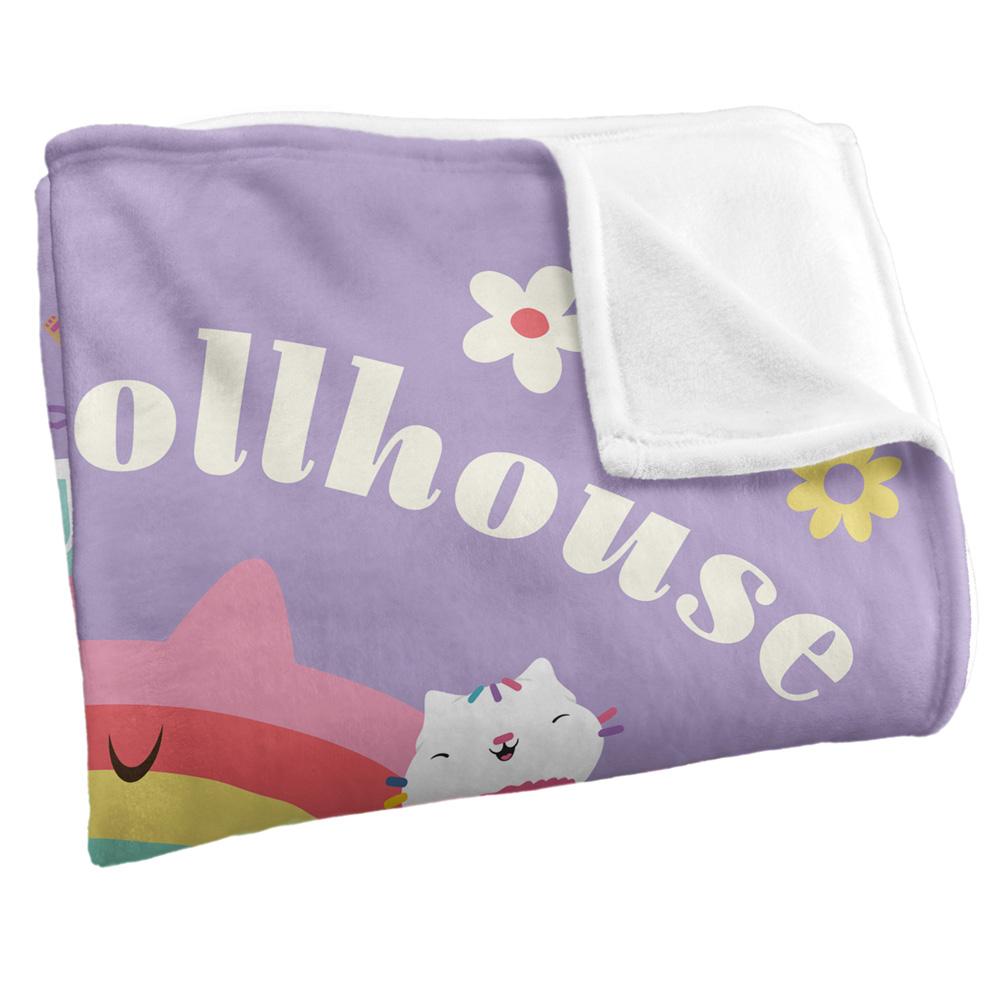 Multicoloured - Side - Gabby´s Dollhouse Silky Group Supersoft Blanket