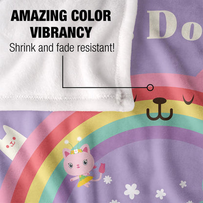 Multicoloured - Lifestyle - Gabby´s Dollhouse Silky Group Supersoft Blanket
