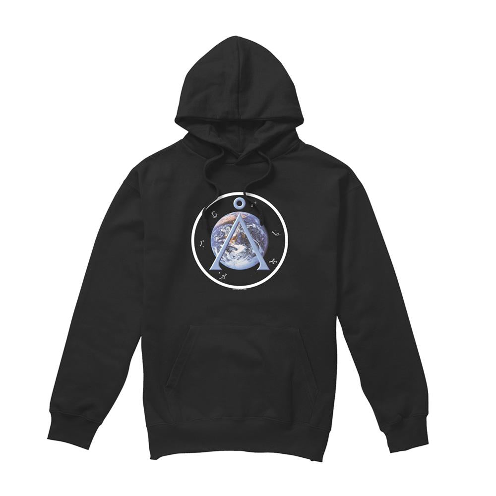 Black - Front - Stargate SG-1 Unisex Adult Earth Emblem Hoodie