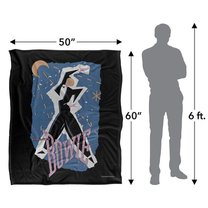 Multicoloured - Close up - David Bowie Silky Guitar Gradient Supersoft Blanket