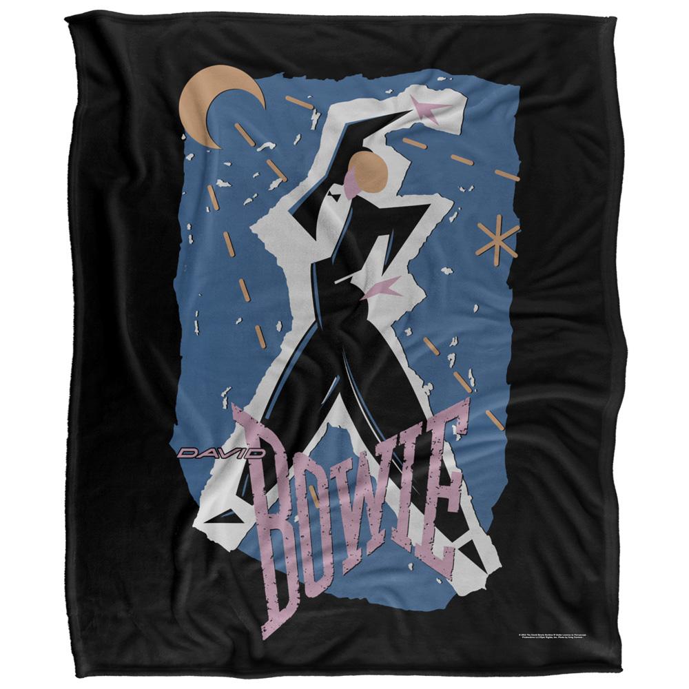 Multicoloured - Front - David Bowie Silky Guitar Gradient Supersoft Blanket