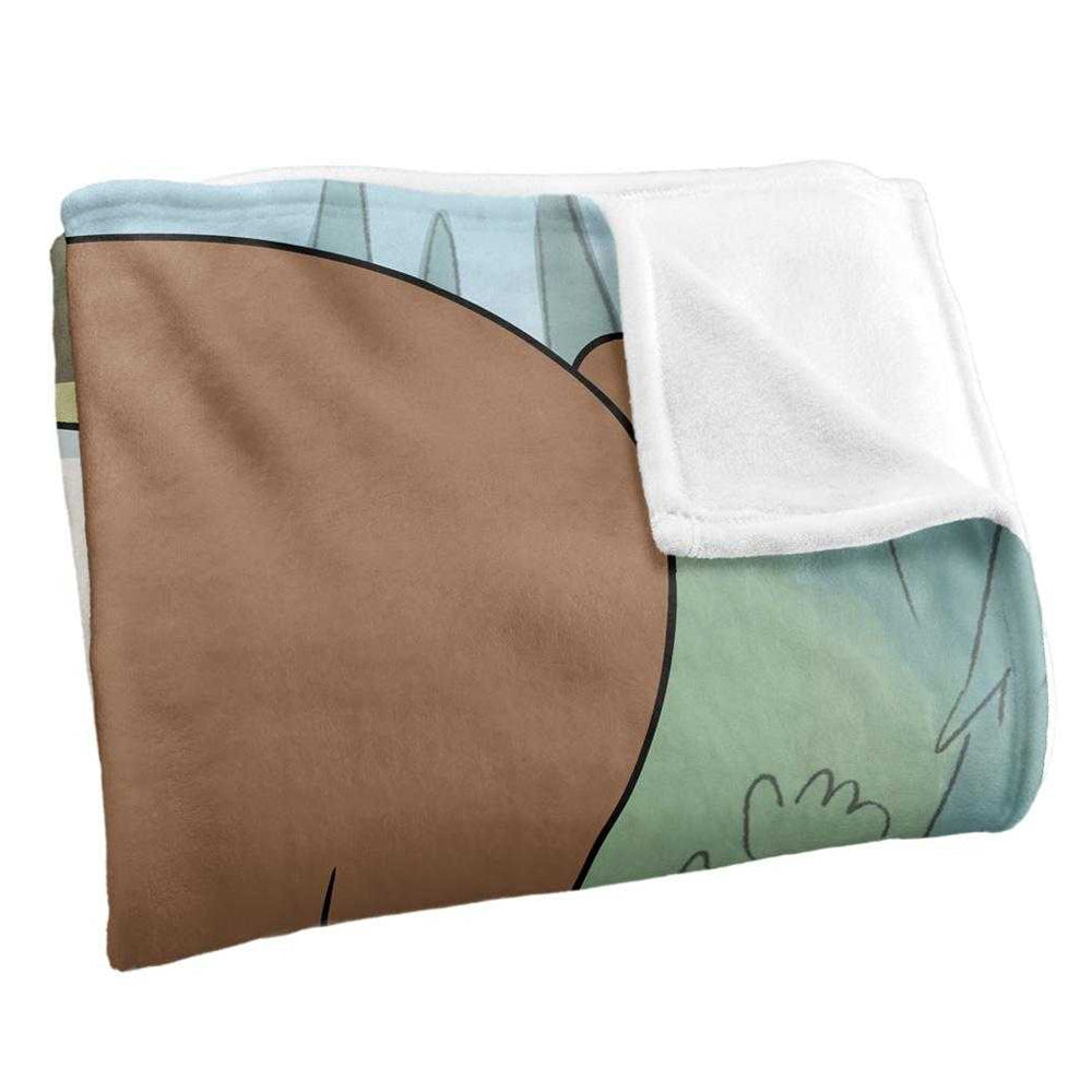 Multicoloured - Side - We Bare Bears Silky Stack Supersoft Blanket