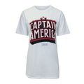 White - Front - Captain America Mens Arch T-Shirt