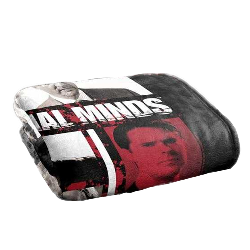 Black-White - Back - Criminal Minds Silky Character Boxes Supersoft Blanket