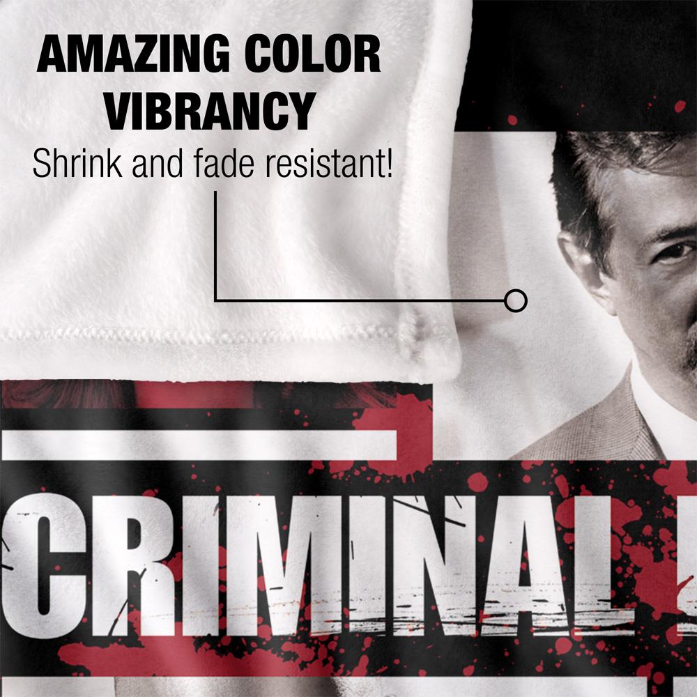 Black-White - Lifestyle - Criminal Minds Silky Character Boxes Supersoft Blanket