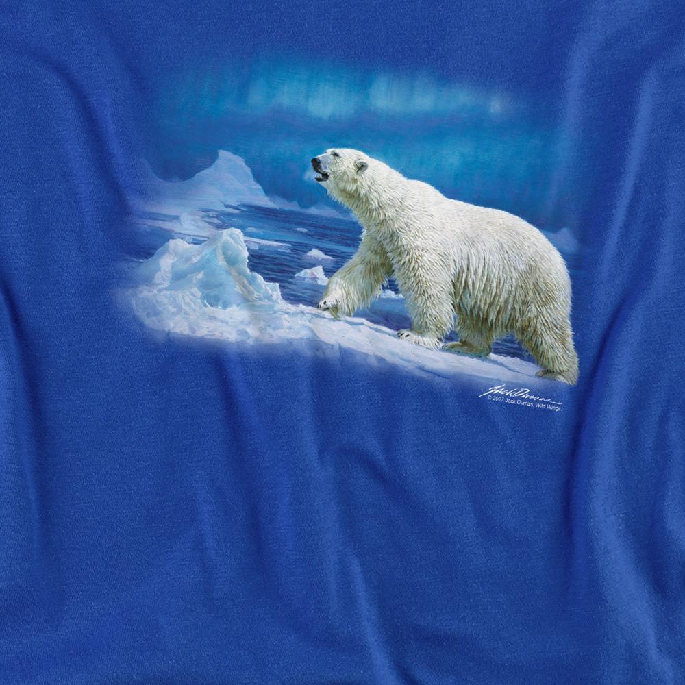Royal Blue - Side - Wild Wings Unisex Adult Wildlife Nomad Of The North Long-Sleeved T-Shirt