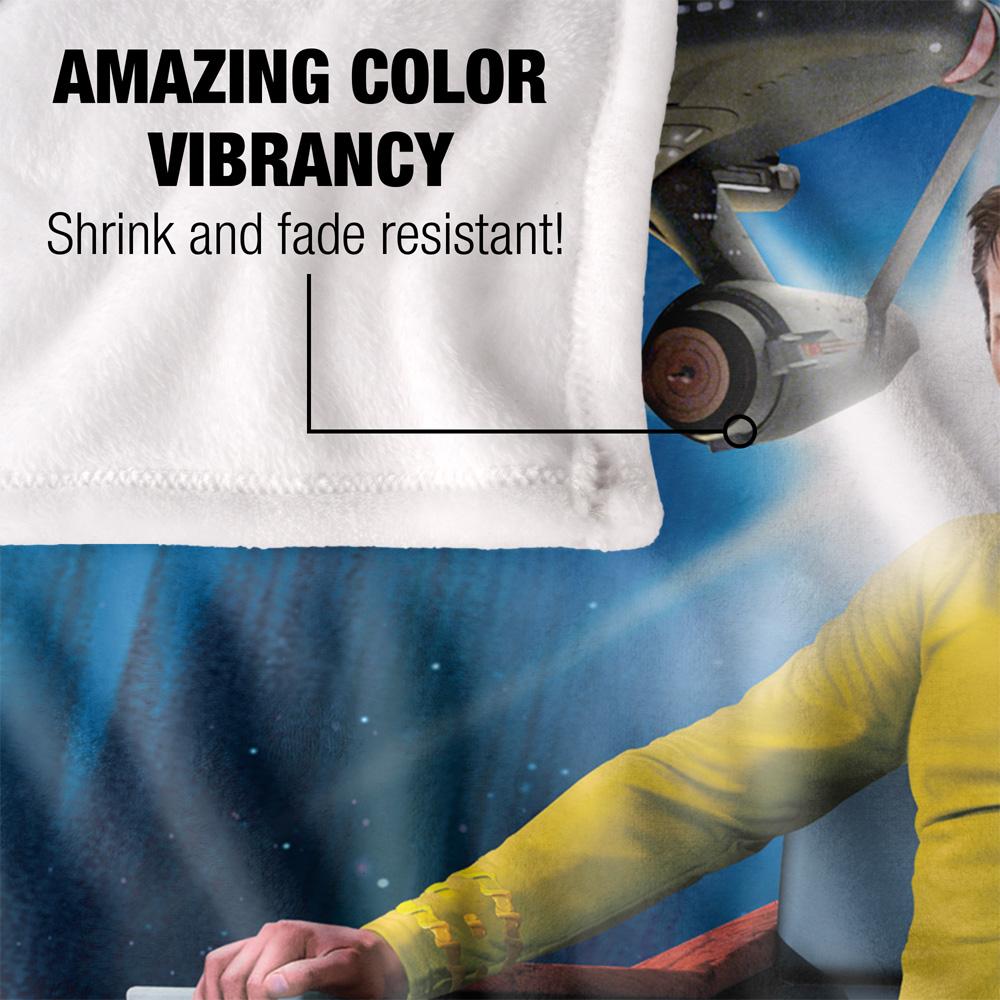 Blue-Multicoloured - Lifestyle - Star Trek Captain´s Chair Silky Supersoft Blanket