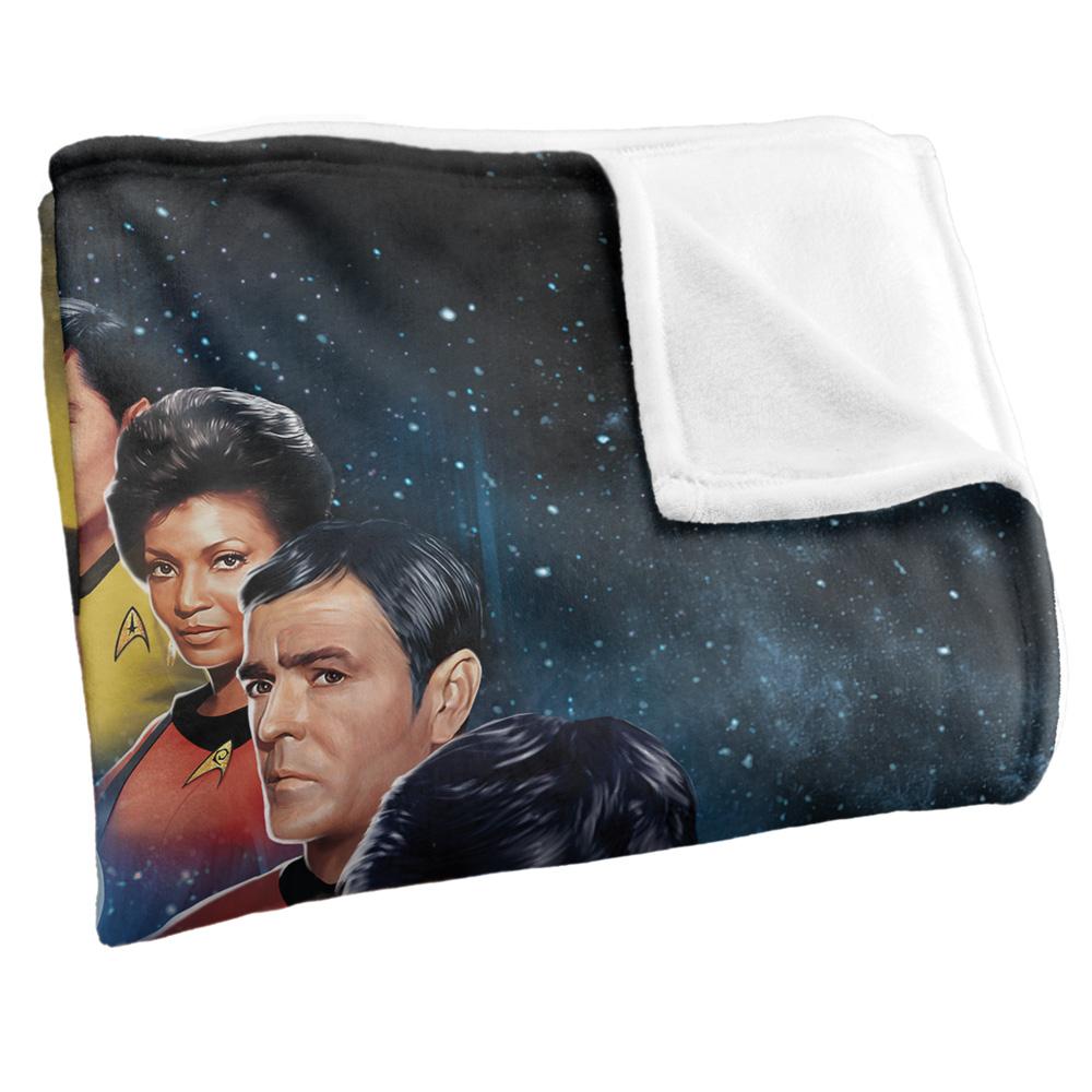 Multicoloured - Back - Star Trek Among the Stars Silky Supersoft Blanket