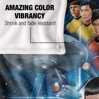 Multicoloured - Lifestyle - Star Trek Among the Stars Silky Supersoft Blanket