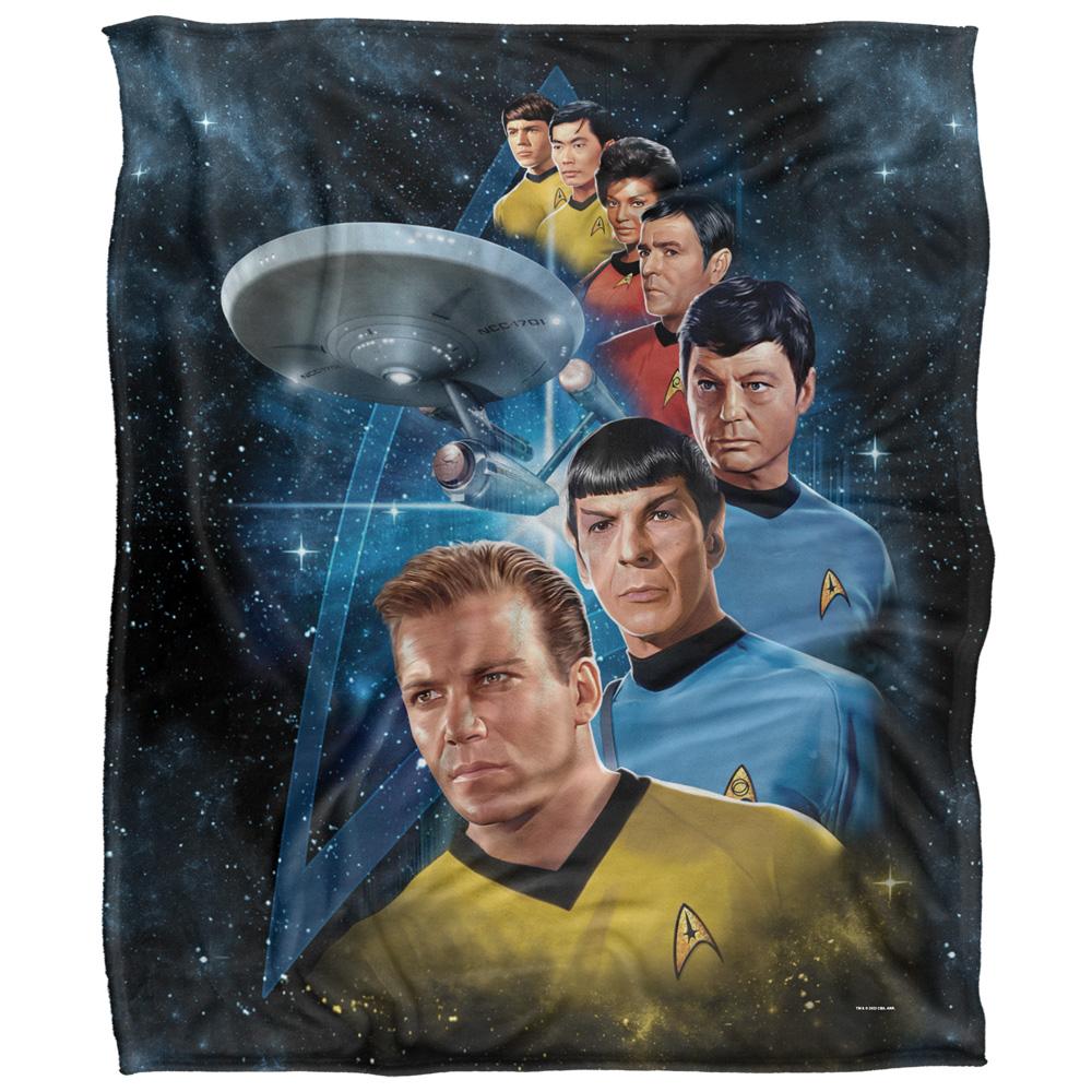 Multicoloured - Front - Star Trek Among the Stars Silky Supersoft Blanket