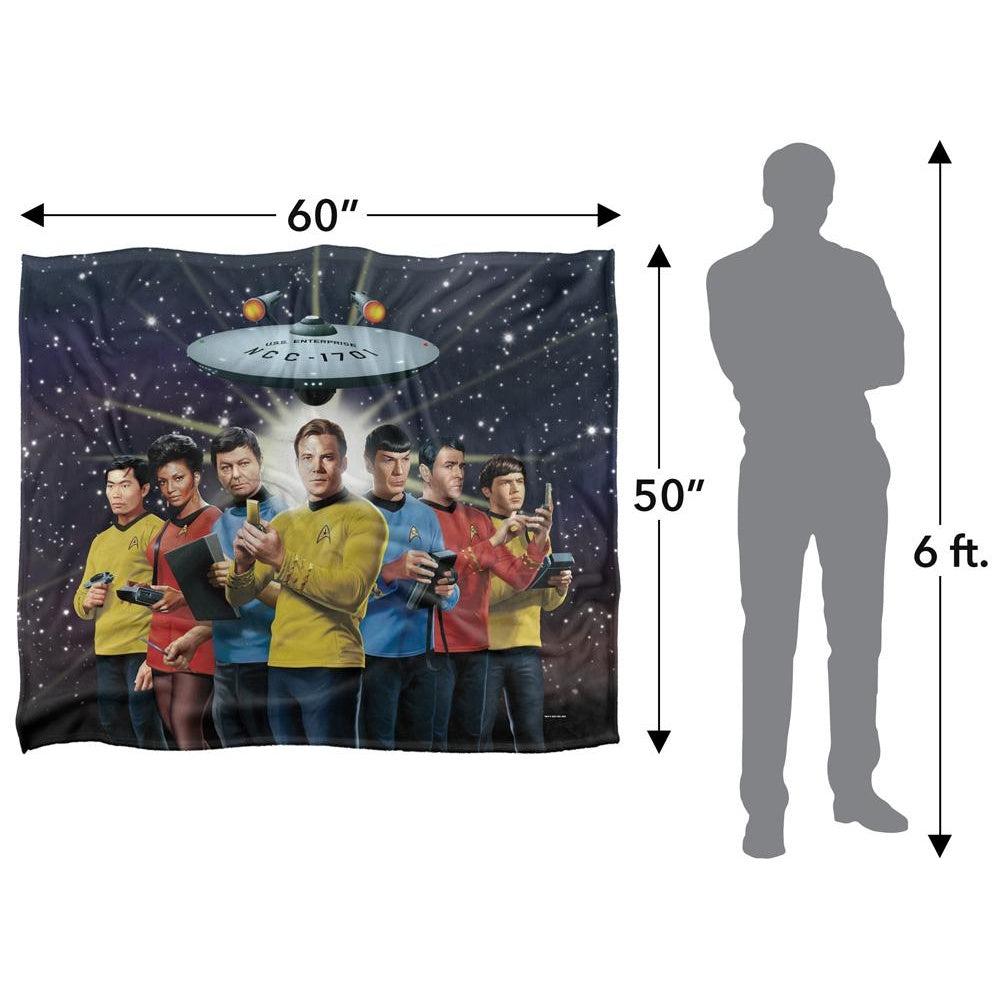 Multicoloured - Lifestyle - Star Trek Original Silky Crew Supersoft Blanket