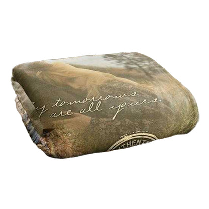 Multicoloured - Back - Yellowstone My Tomorrows Are All Yours Silky Rip & Beth Supersoft Blanket