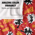 Multicoloured - Side - Asterix Big Fight Silky Obelix Supersoft Blanket