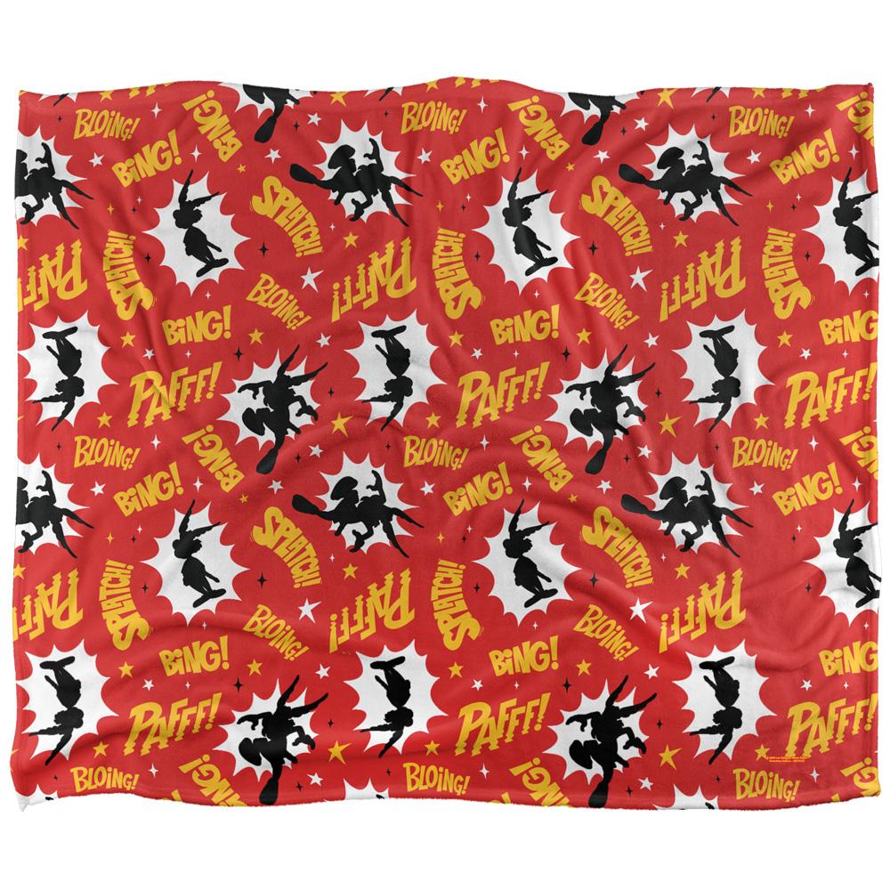 Multicoloured - Front - Asterix Big Fight Silky Obelix Supersoft Blanket