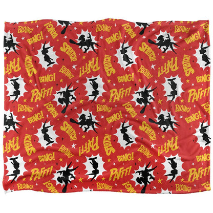Multicoloured - Front - Asterix Big Fight Silky Obelix Supersoft Blanket
