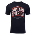 Navy - Front - Captain America Mens Arch T-Shirt