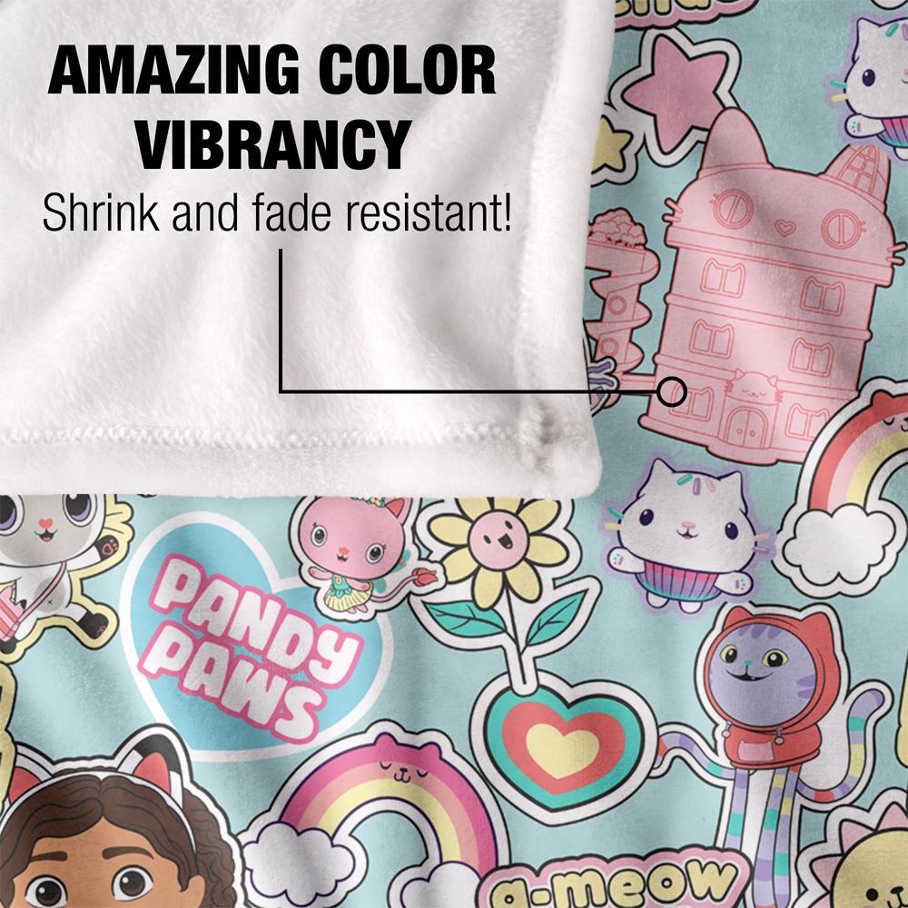 Multicoloured - Side - Gabby´s Dollhouse Silky Cat Supersoft Blanket