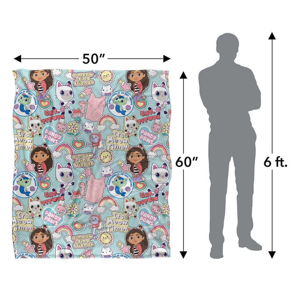Multicoloured - Lifestyle - Gabby´s Dollhouse Silky Cat Supersoft Blanket