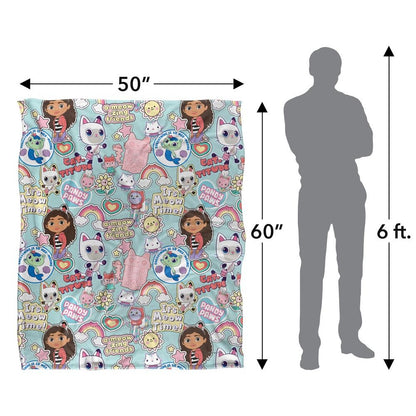 Multicoloured - Lifestyle - Gabby´s Dollhouse Silky Cat Supersoft Blanket